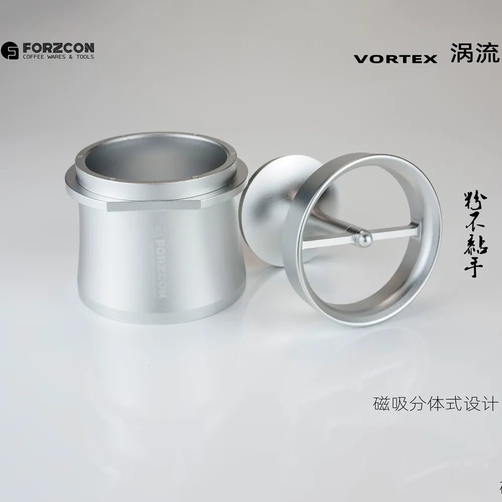 FORZCON Coffee Dosing Cup, Espresso Dosing Cup, Aluminum Coffee Dosing Cup Compatible with All 58mm Espresso Portafilter