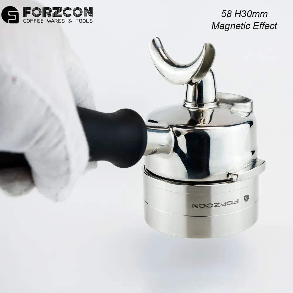 FORZCON Coffee Dosing Funnel, Espresso Dosing Funnel, stainless steel Coffee Dosing Ring Compatible with All 58mm and 54mm Espresso Portafilter