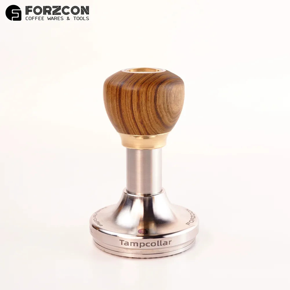 FORZCON calibrated Tamper Automatic Impact Coffee Tamper Adjustable Const Pressure and Autoleveling Standard Set